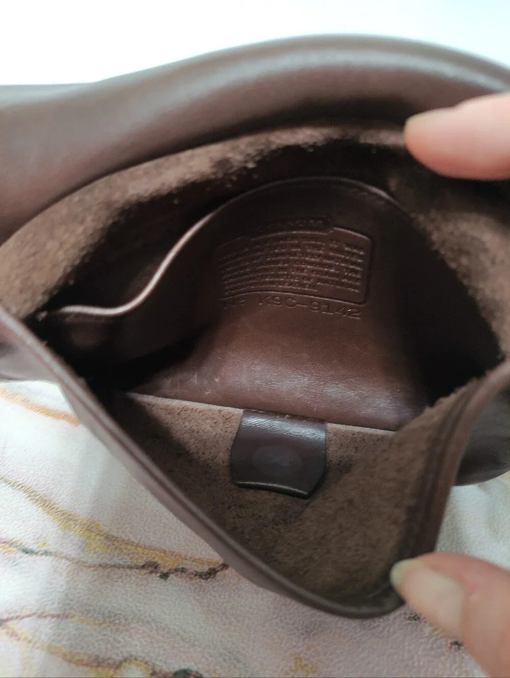 Coach glovetanned leather